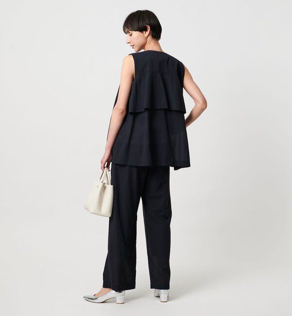 UNITED ARROWS「シアー バックフレア ベスト ‐ウォッシャブル‐」|ベスト・ジレ|