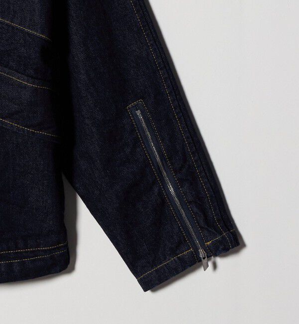ASTRAET「＜ASTRAET＞デニム ノーカラー ジップブルゾン UNISEX」|デニムジャケット|