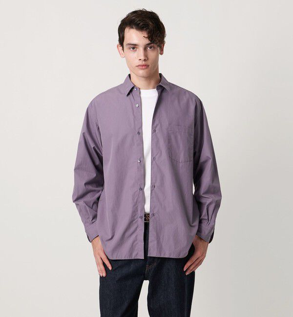 UNITED ARROWS「カリビアーナミルズ ポプリン レギュラーカラーシャツ」|シャツ・ブラウス|