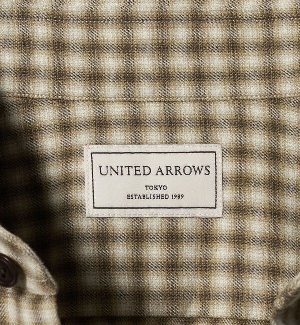 UNITED ARROWS「ALBIATE オンブレチェック CPOシャツ」|シャツ・ブラウス|