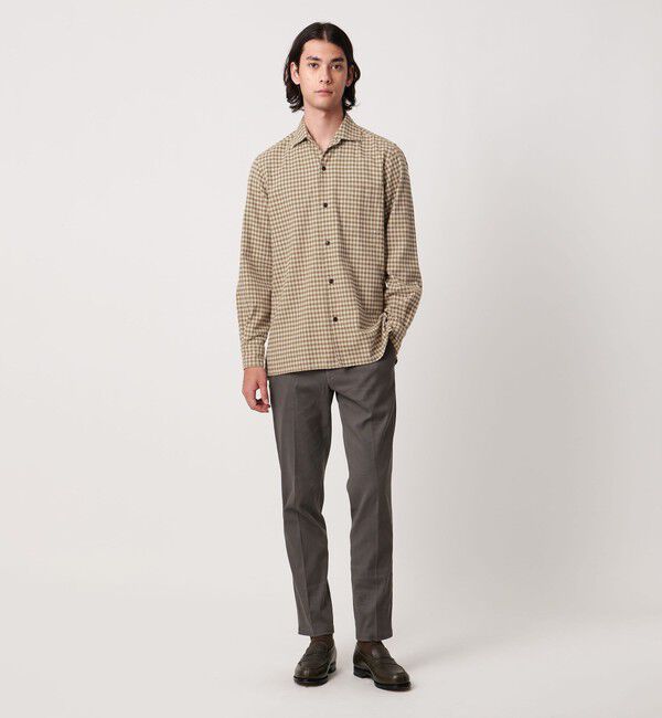 UNITED ARROWS「ALBIATE オンブレチェック CPOシャツ」|シャツ・ブラウス|
