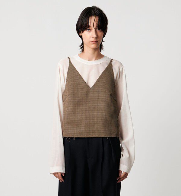 AEWEN MATOPH「＜AEWEN MATOPH＞ウールVネックキャミソール」|キャミソール|