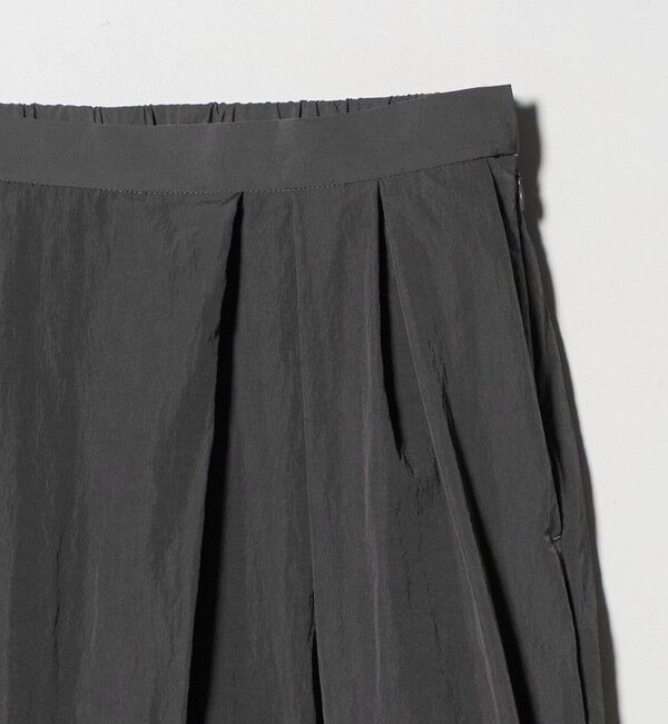 UNITED ARROWS「アシンメトリー タック ワイドパンツ はっ水 ウォッシャブル」|チノ|