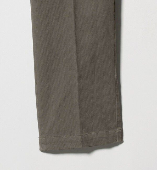 UNITED ARROWS「ピケ ガーメントダイ スリムテーパード ノープリーツパンツ」|チノ|