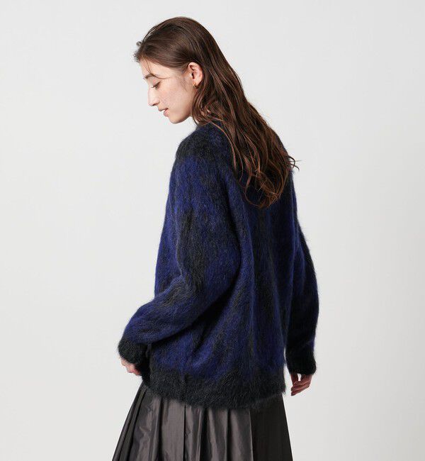 UNITED ARROWS「＜SACRA＞ ジャガード ニット」|ニット・セーター|DK.GRAY