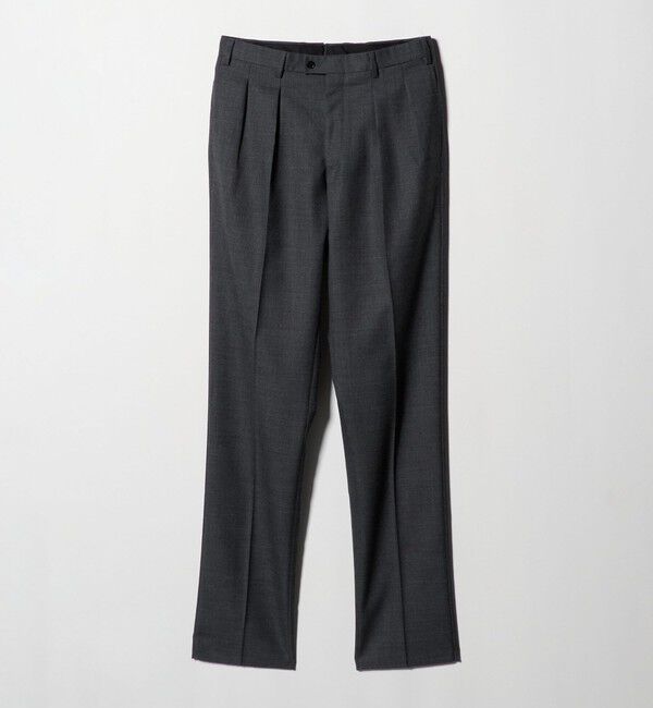 UNITED ARROWS「シャークスキン  2インプリーツ スラックス」|スラックス|