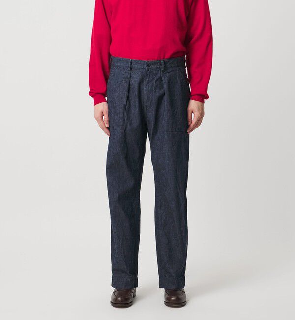 UNITED ARROWS「ジンバブエコットン デニム ファティーグパンツ」|デニム|