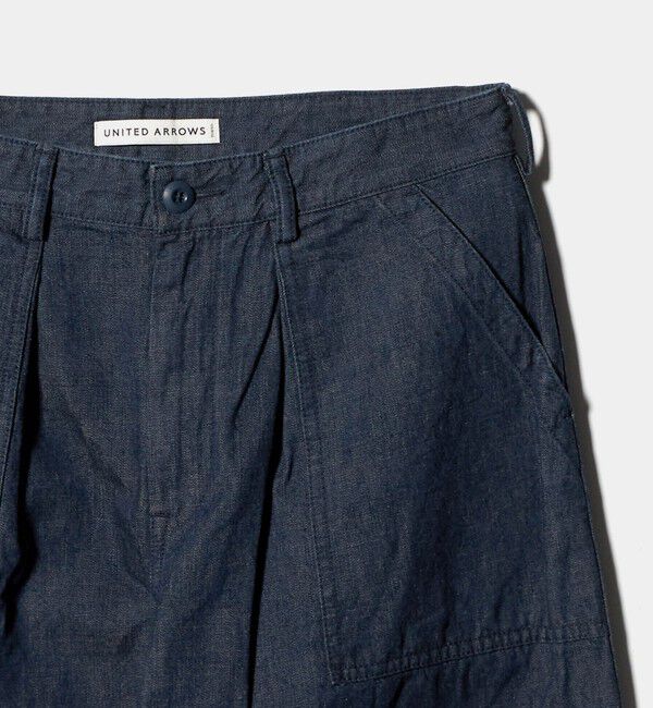 UNITED ARROWS「ジンバブエコットン デニム ファティーグパンツ」|デニム|