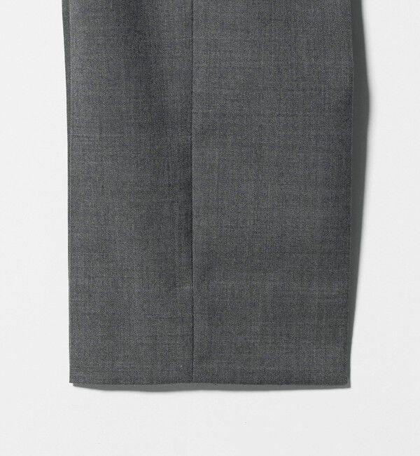 UNITED ARROWS「スリムテーパード サイドシャーリング 1プリーツ スラックス ストレッチ 防しわ」|スラックス|