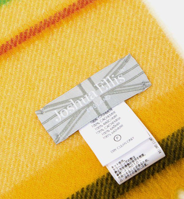 UNITED ARROWS「＜Joshua Ellis＞カシミヤ チェック マフラー」|マフラー|