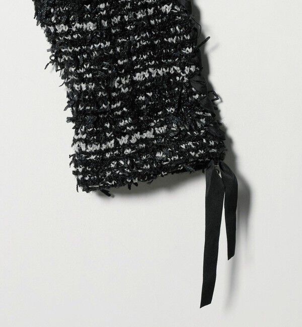 AEWEN MATOPH「＜AEWEN MATOPH＞ツイードライクニットジャケット」|ノーカラージャケット|