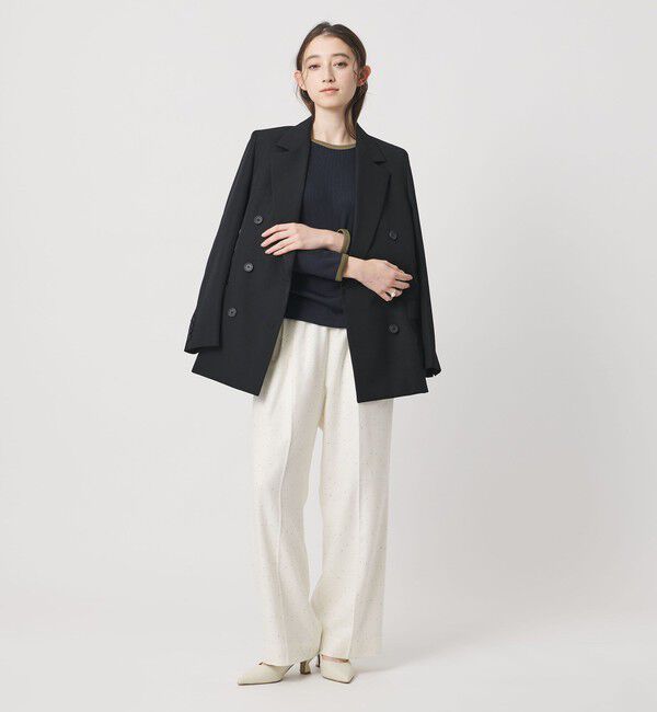 UNITED ARROWS「リブ バイカラー パイピング カットソー」|Tシャツ・カットソー|