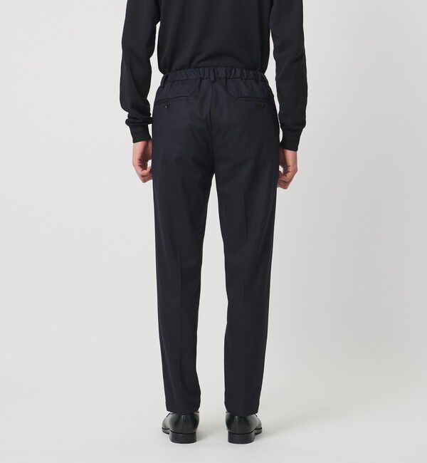 UNITED ARROWS「ホームスパン ジャージー ノープリーツ パンツ UA COZY ウォッシャブル ヨコストレッチ 防しわ」|スーツ|