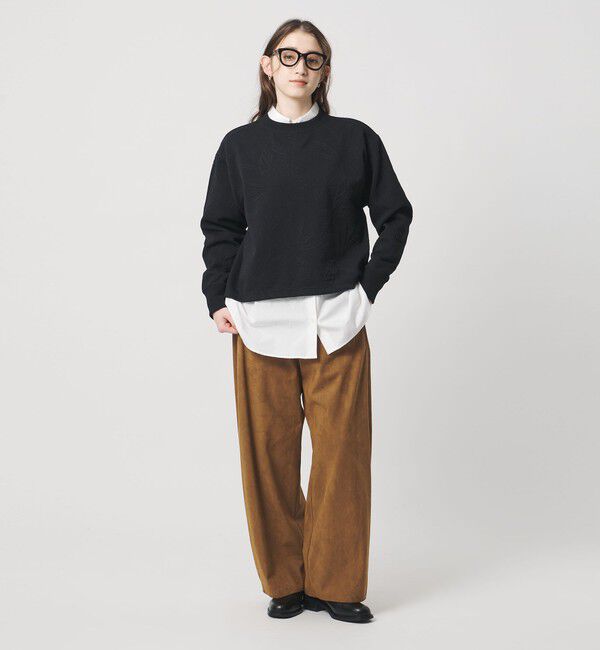 UNITED ARROWS「スエード ライク イージー パンツ」|チノ|