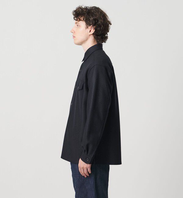 UNITED ARROWS「ARYES ジャージメルトン CPOシャツ」|シャツ・ブラウス|