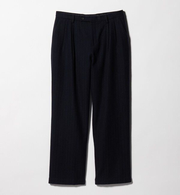 UNITED ARROWS「＜District＞シュリンク サージ 2プリーツ テーパードパンツ」|スーツ|
