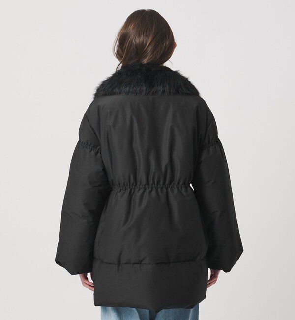 UNITED ARROWS「ペプラム ミドル ダウンコート」|ダウン|