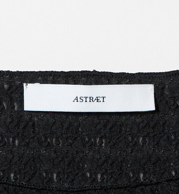 ASTRAET「＜ASTRAET＞レース クルーネックカットソー」|Tシャツ・カットソー|
