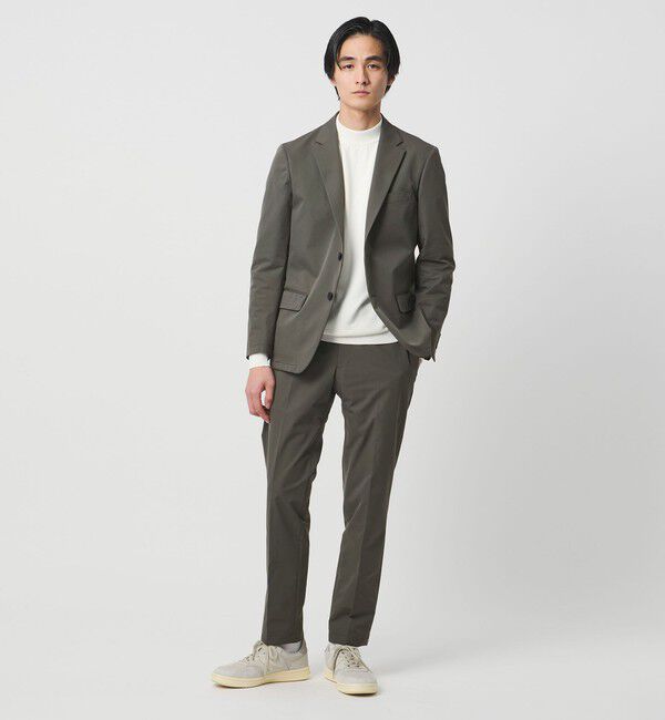 UNITED ARROWS「ダブルクロス シングル 2ボタン テーラードジャケット UA COZY ウォッシャブル ２WAYストレッチ はっ水」|スーツ|