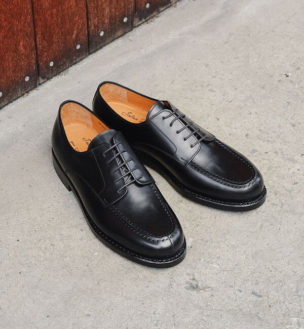 UNITED ARROWS green label relaxing「【別注】＜Jalan Sriwijaya＞Uチップ ダイナイトソール ドレスシューズ」|ビジネス・ドレスシューズ|BLACK