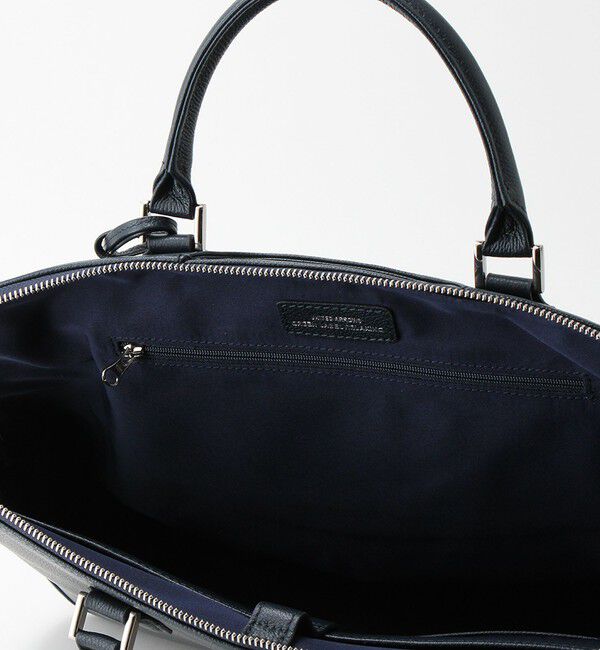 UNITED ARROWS green label relaxing「エンボス レザー ブリーフケース ビジネスバッグ」|ビジネスバッグ|
