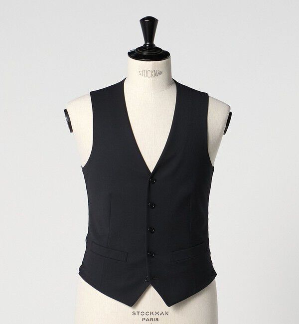 UNITED ARROWS green label relaxing「A+ TWPU サージ スリム 5B セットアップベスト -ウォッシャブル-」|スーツ|