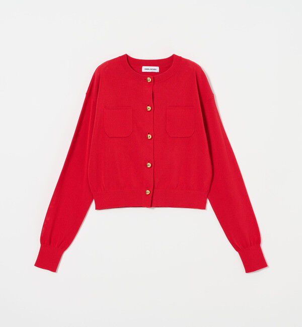 EMMEL REFINES「＜EMMEL REFINES＞EM HW ボタンポケット ミニ カーディガン」|カーディガン|