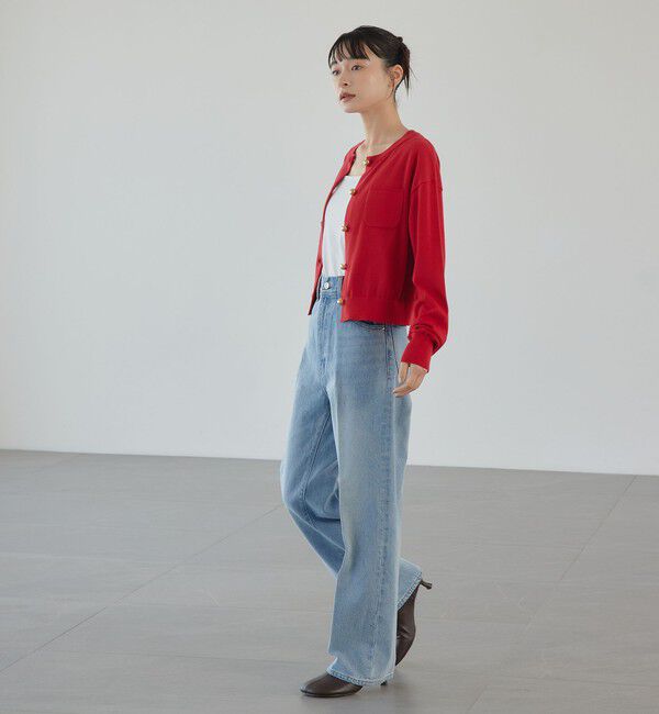 EMMEL REFINES「＜EMMEL REFINES＞EM HW ボタンポケット ミニ カーディガン」|カーディガン|