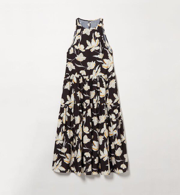 EMMEL REFINES「＜EMMEL REFINES＞EM ティアードギャザー フラワー ワンピース」|ワンピース|