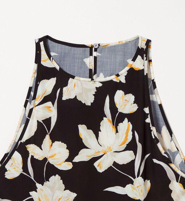 EMMEL REFINES「＜EMMEL REFINES＞EM ティアードギャザー フラワー ワンピース」|ワンピース|