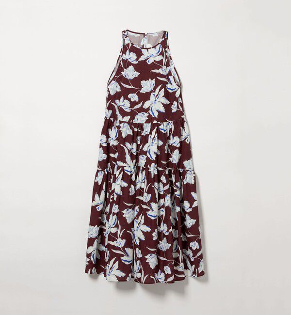 EMMEL REFINES「＜EMMEL REFINES＞EM ティアードギャザー フラワー ワンピース」|ワンピース|