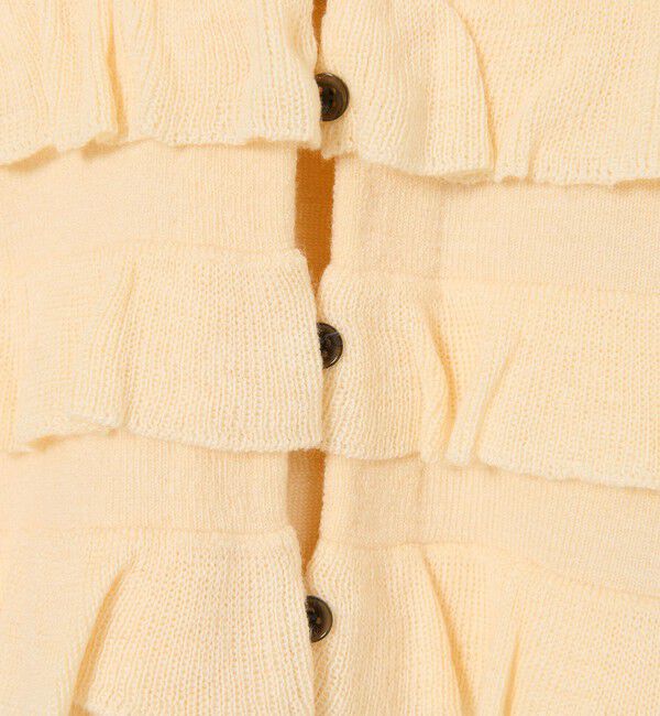 EMMEL REFINES「＜EMMEL REFINES＞EM ティアード ミニフリル 2WAY カーディガン」|カーディガン|