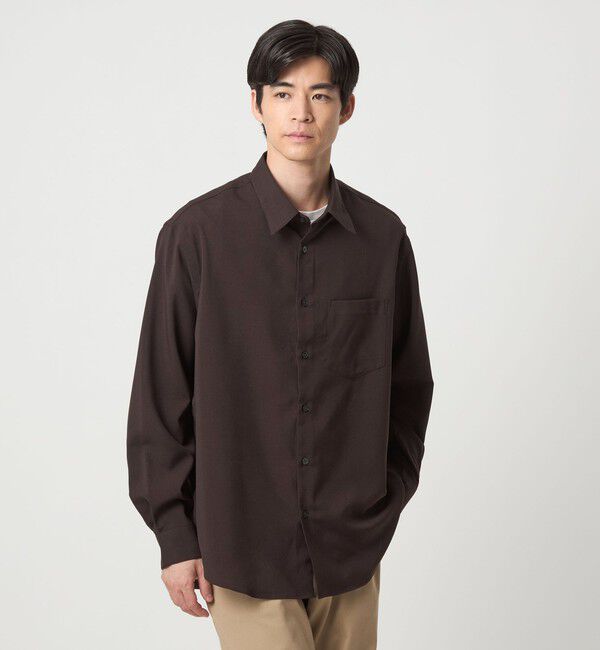 UNITED ARROWS green label relaxing「【WEB限定】AIRLY ポプリン ジャストルーズ シャツ」|シャツ・ブラウス|