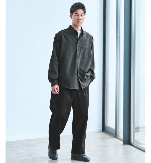 UNITED ARROWS green label relaxing「【WEB限定】AIRLY ポプリン ジャストルーズ シャツ」|シャツ・ブラウス|