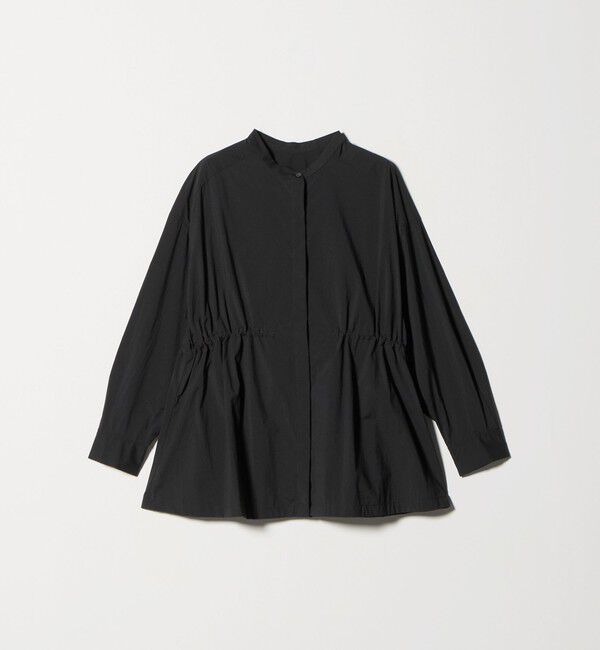 UNITED ARROWS green label relaxing「ウエスト ギャザー ハオリ ロングスリーブ シャツ」|シャツ・ブラウス|