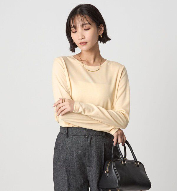 UNITED ARROWS green label relaxing「＜1_OF MINE＞テンジク ロングスリーブ カットソー」|Tシャツ・カットソー|CREAM