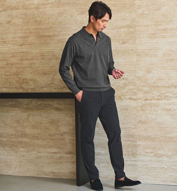 UNITED ARROWS green label relaxing「【WEB限定】JUST fit ジャケイン ニットポロ」|ニット・セーター|
