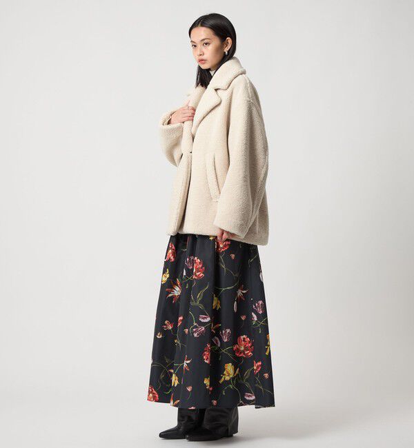 EMMEL REFINES「＜EMMEL REFINES＞EM ミディアムフラワープリント ボリューム スカート」|スカート|