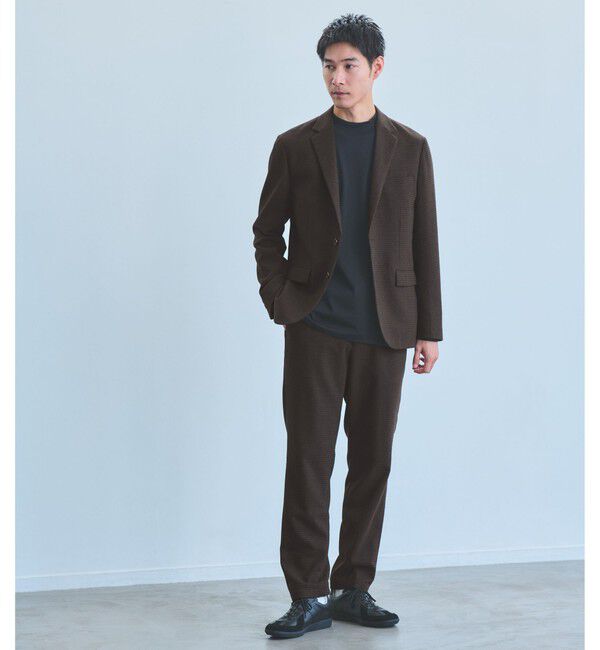 UNITED ARROWS green label relaxing「ウォッシャブル ホームスパン ナロー ユーティリティパンツ S1 -ストレッチ-」|スラックス|