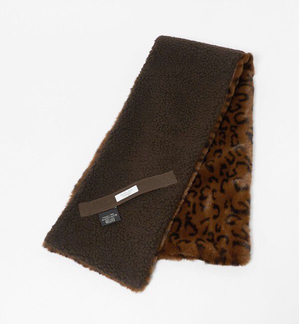 UNITED ARROWS green label relaxing「【別注】＜INFIELDER DESIGN＞ボア リバーシブルマフラー」|ストール|