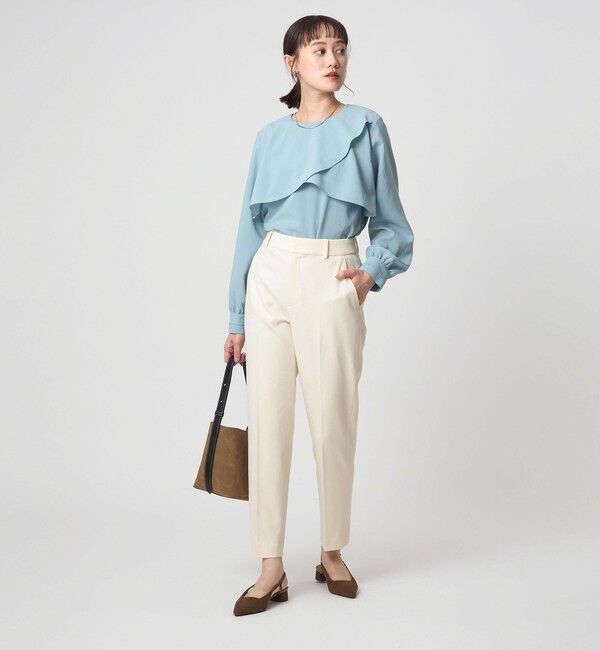 UNITED ARROWS green label relaxing「［size SHORT/TALLあり］キチント ウラキモウ  ALLFIT テーパードパンツ」|スラックス|