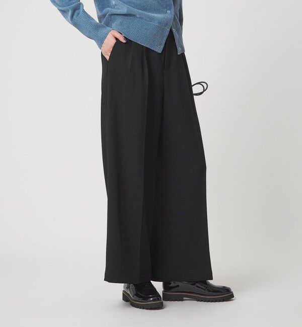 UNITED ARROWS green label relaxing「メランジ ツイル ワイド パンツ マシンウォッシャブル」|その他|