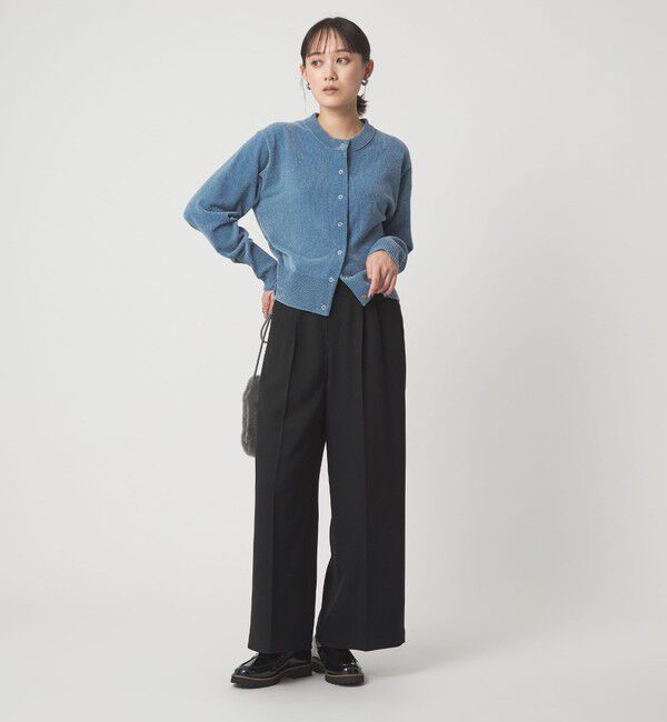 UNITED ARROWS green label relaxing「メランジ ツイル ワイド パンツ マシンウォッシャブル」|その他|