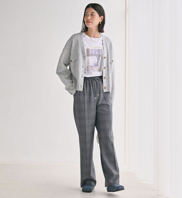 UNITED ARROWS green label relaxing「【WEB限定】＜at ease＞ダブルポケット ニット カーディガン」|カーディガン|