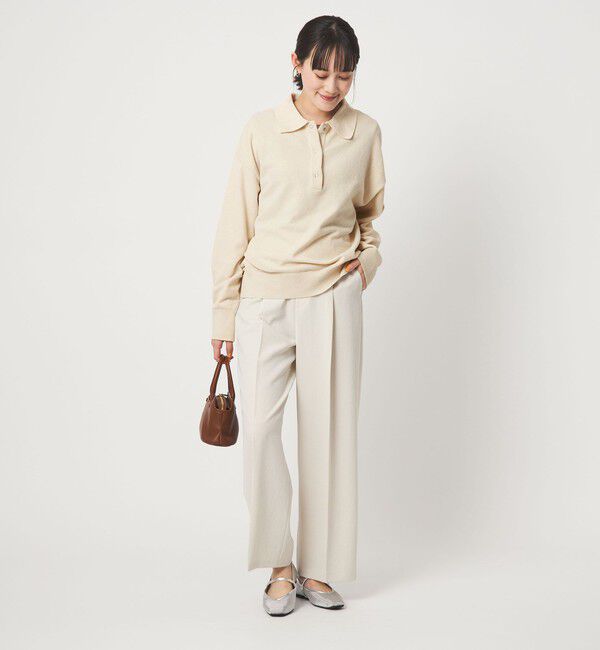 UNITED ARROWS green label relaxing「モールヤーン ポロニット プルオーバー ウォッシャブル」|ニット・セーター|