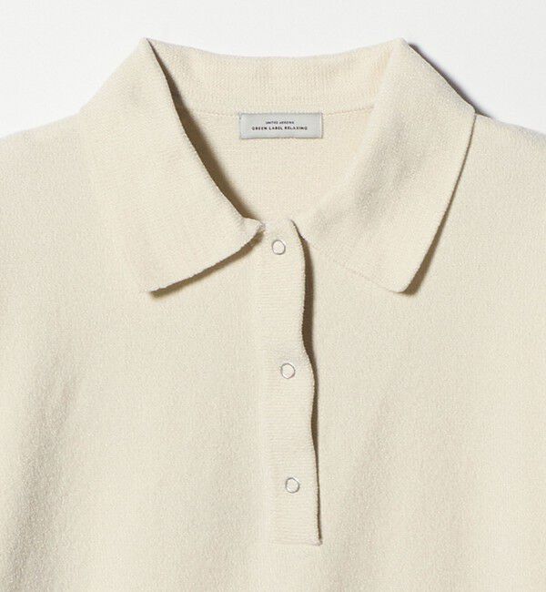 UNITED ARROWS green label relaxing「モールヤーン ポロニット プルオーバー ウォッシャブル」|ニット・セーター|