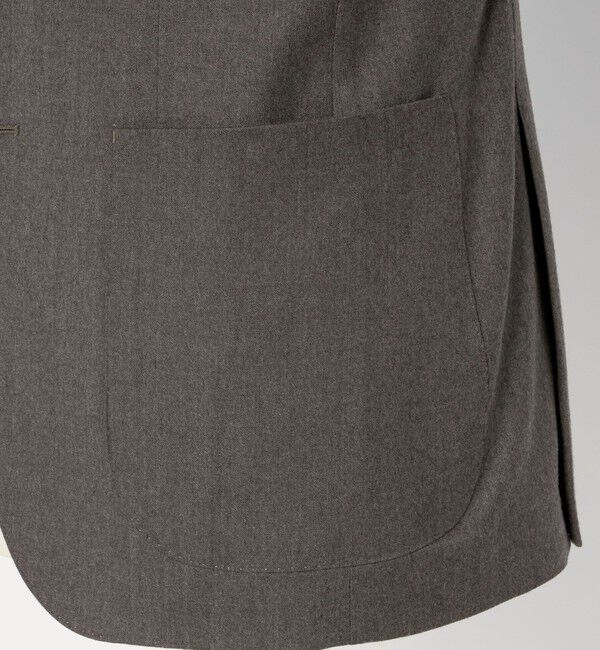 UNITED ARROWS green label relaxing「GLR CLOTH フラノ無地 2B RG ジャケット -ストレッチ-」|テーラードジャケット|