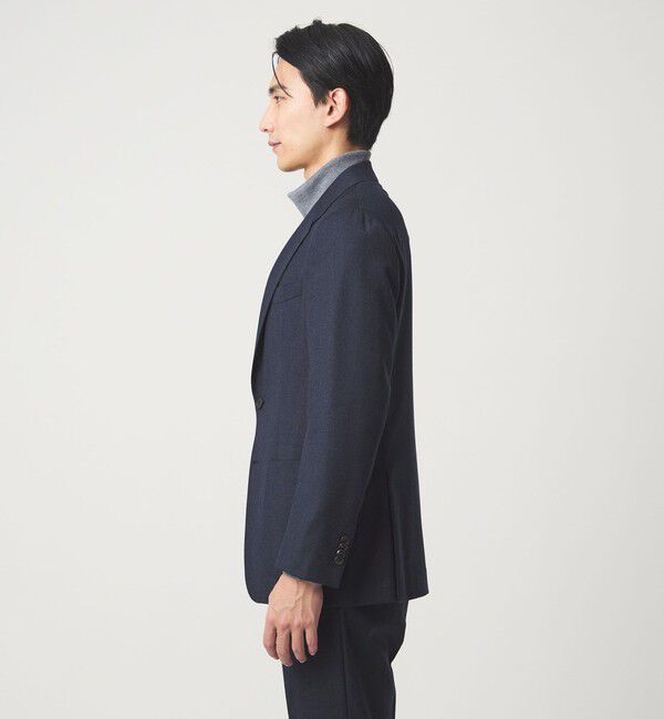 UNITED ARROWS green label relaxing「GLR CLOTH フラノ無地 2B RG ジャケット -ストレッチ-」|テーラードジャケット|