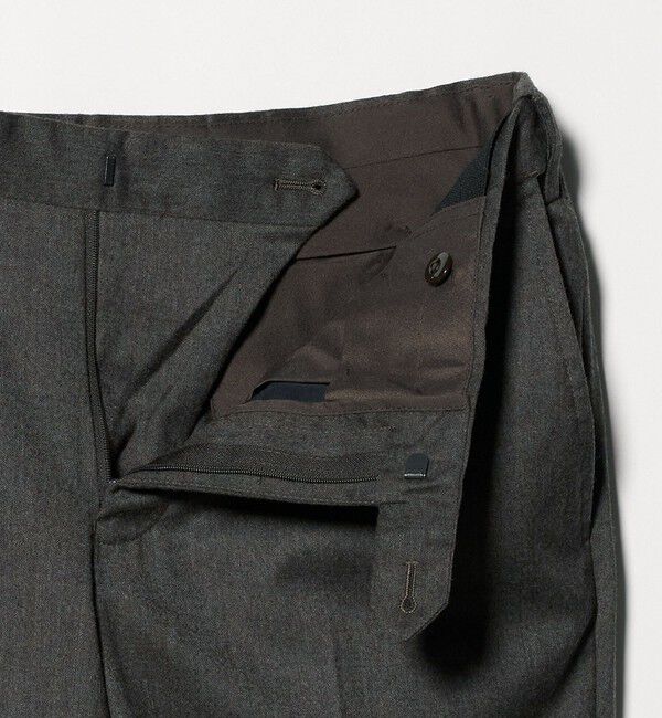 UNITED ARROWS green label relaxing「GLR CLOTH フラノ無地 アジャスター NP スラックス -ストレッチ-」|スラックス|