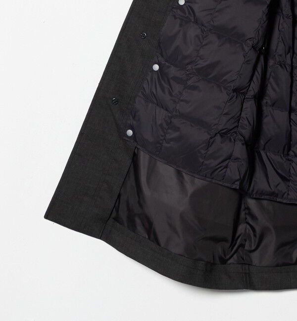 UNITED ARROWS green label relaxing「ルミレットウール TAION フード バルカラーコート -撥水-」|ステンカラーコート|